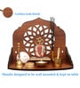Teak Finish Wooden Home Temple