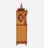 Gold Divine Palace Large Floor Teak Wooden Pooja Mandir With Door