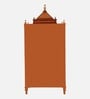 Gold Divine Palace Large Floor Teak Wooden Pooja Mandir With Door