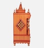Gold Divya Nivas Medium Floor Teak Wooden Mandir Without Door