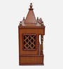 Gold Sharan Teak Wooden Mandir