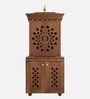 Rudralaya Teak Wooden Pooja Mandir With Door