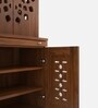 Rudralaya Teak Wooden Pooja Mandir With Door