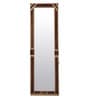 Solid Wood Full Length Mirror in Brown colour
