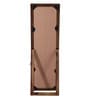 Solid Wood Full Length Mirror in Brown colour