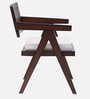 Teak Trend Teak Wood Arm Chair In Brown Finish (Set of 2)