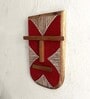 Teak Wood Traditional Hand Painted Wall Mask