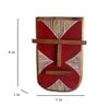 Teak Wood Traditional Hand Painted Wall Mask