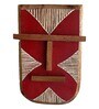 Teak Wood Traditional Hand Painted Wall Mask