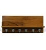 Solid Wood Modern In Brown Key Holder