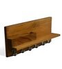 Solid Wood Modern In Brown Key Holder