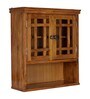 Teak Wood Modern Kitchen Cabinet In Natural Finish
