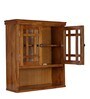 Teak Wood Modern Kitchen Cabinet In Natural Finish