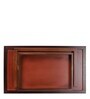 Teak Wood Portable Laptop Table with Medallion Print