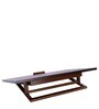 Teak Wood Portable Laptop Table with Medallion Print
