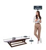 Teak Wood Portable Laptop Table with Medallion Print