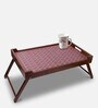Megan Portable Table with Mat Print
