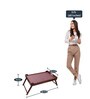 Megan Portable Table with Mat Print