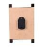 Brown Teak Wood Traditional Wall Clock