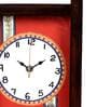 Brown Teak Wood Traditional Wall Clock