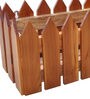 Teak Wood Wall mounted Pot stand with Pot