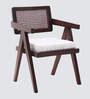 Teak Trend Solid Wood Arm Chairs in Brown & Silver Colour Set of 2