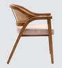 Teak Trend Solid Wood Arm Chairs in Teak Colour Set of 2