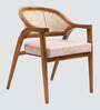 Teak Trend Solid Wood Arm Chairs in Teak Colour Set of 2