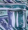 Teal & Blue Floral 210 TC Cotton 6 Pieces Bedding Set Collection