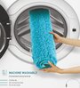 Teal Absorbent and Quick-Dry Polyester Bath Mats 50x70 cm