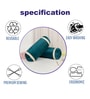 Teal and Cream Stripes TC Velevt 2 Bolster Covers