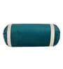 Teal and Cream Stripes TC Velevt 2 Bolster Covers