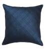 Blue Geometric Polyester 20 x 20 Inches Cushion Cover