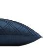 Blue Geometric Polyester 20 x 20 Inches Cushion Cover