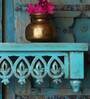 Teal Blue Rajbari Wall Shelf