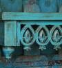 Teal Blue Rajbari Wall Shelf