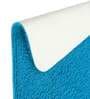 Teal Solid 100% Polyester 24x16 Inches AntiSkid Bath Mat
