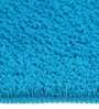 Teal Solid 100% Polyester 24x16 Inches AntiSkid Bath Mat