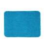 Teal Solid 100% Polyester 24x16 Inches AntiSkid Bath Mat