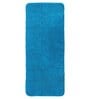 Teal Blue Solid 100% Polyester AntiSkid Bathmat
