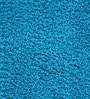 Teal Blue Solid 100% Polyester AntiSkid Bathmat