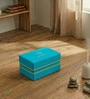 Teal Blue Rubber Yoga Block Teal Blue Rubber Yoga Block