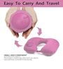 Assorted Button Travel Neck Pillow