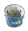 Teal Cotton Toys 11 Ltrs Laundry Basket Cum Kids Storage Organizer