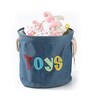 Teal Cotton Toys 11 Ltrs Laundry Basket Cum Kids Storage Organizer