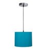 Caen Teal Cotton Hanging Light