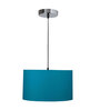 Troyes Teal Cotton Hanging Light