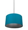 Troyes Teal Cotton Hanging Light