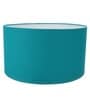 Vicenza Teal Cotton Fabric Solid Lampshade