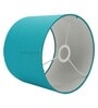 Mabel Teal Cotton Fabric Solid Lampshade